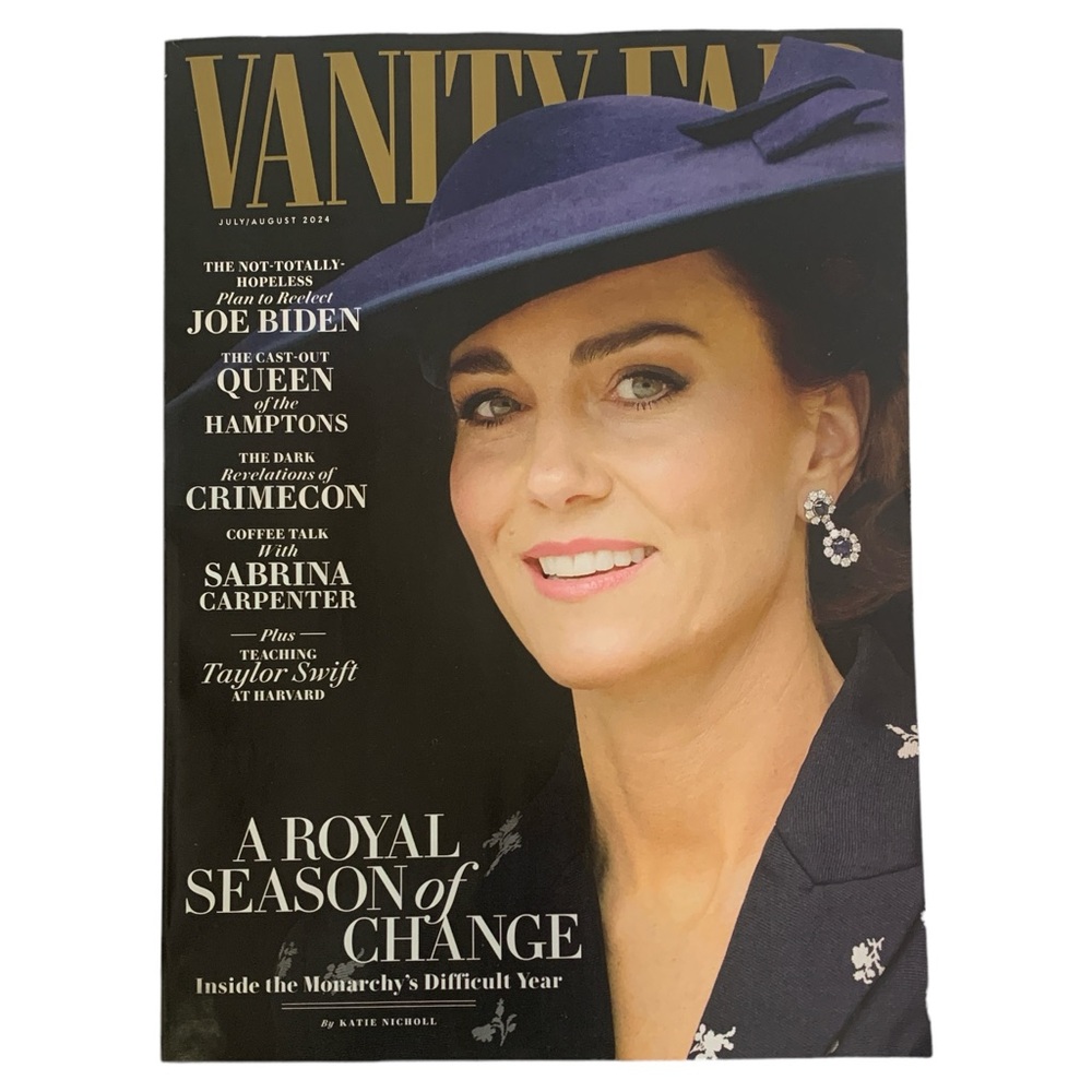 Vanity Fair Magazine July August 2024 Kate Middleton Joe Biden Taylor Swift